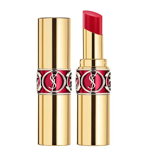 ysl beauty rouge volupté shine lipstick balm in rouge studio|YSL rouge volupte shine 44.